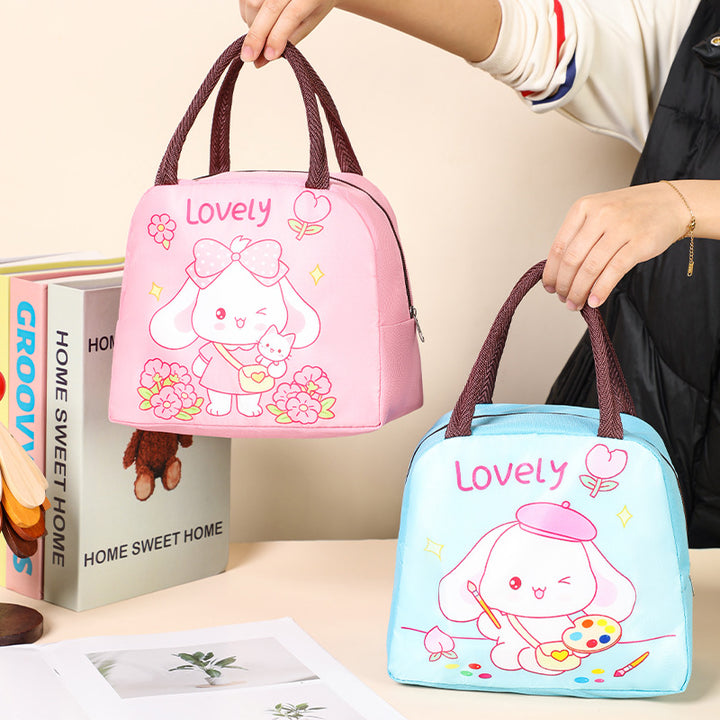 Cute Cat-Themed Insulated Lunch Bag Bowlift
