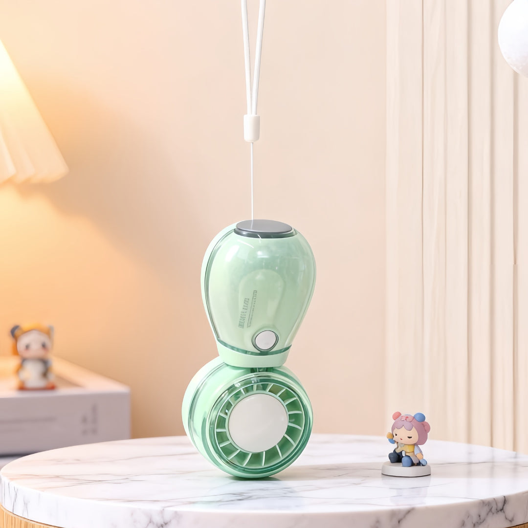 Portable Mini Fan with USB Spray Function Bowlift