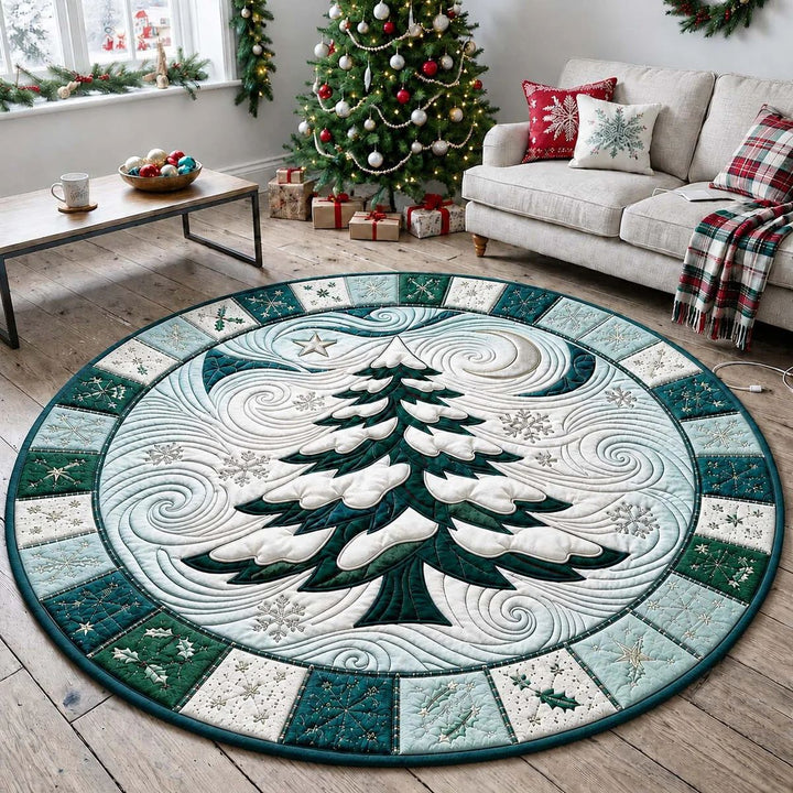 Round Christmas Tree Carpet