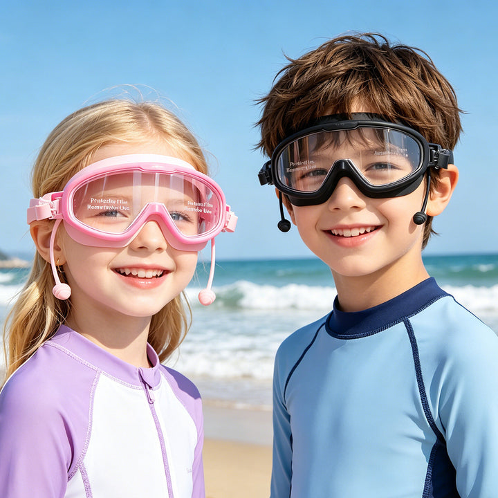Children's Comfort-Fit Swim Goggles Bowlift