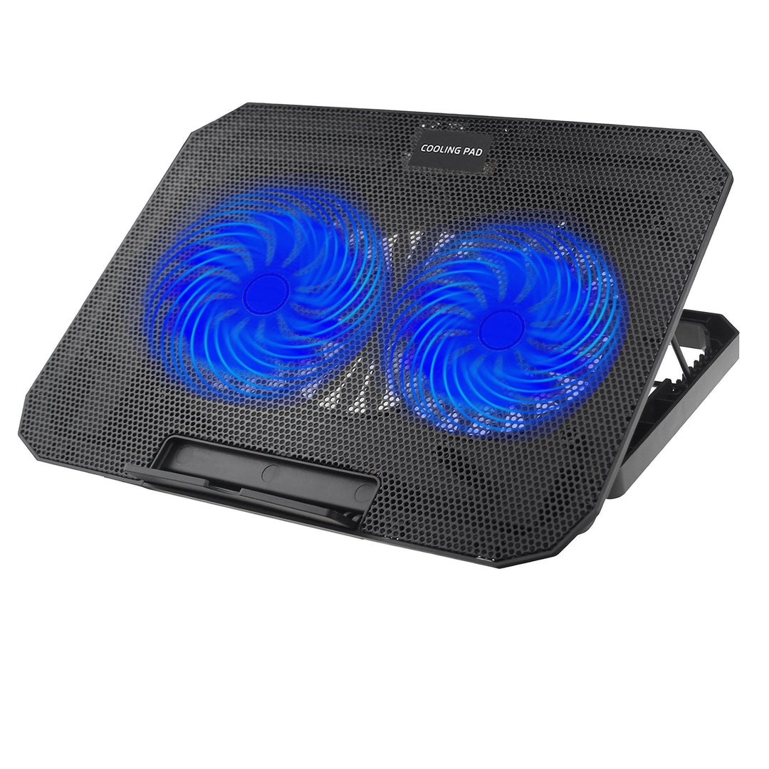 Laptop cooler with quattro fans and RGB lighting Bowlift