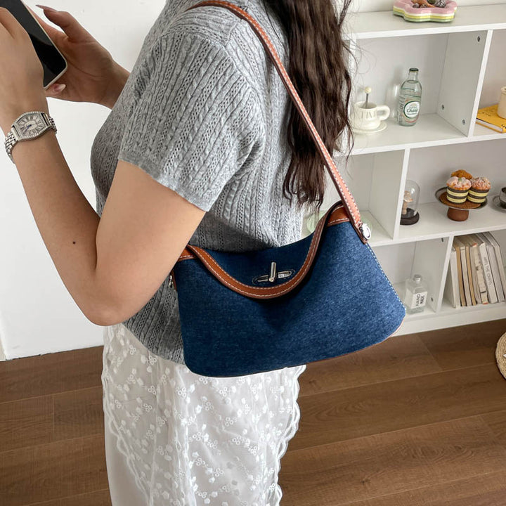 Stylish Soft Fabric Crossbody Handbag Bowlift