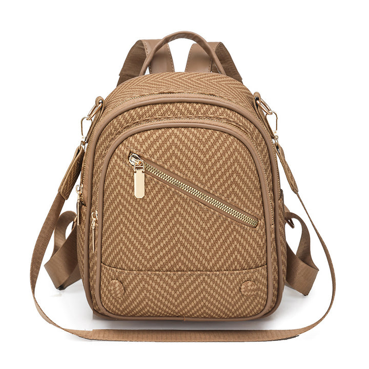 Chic Textured Backpack Bowlift