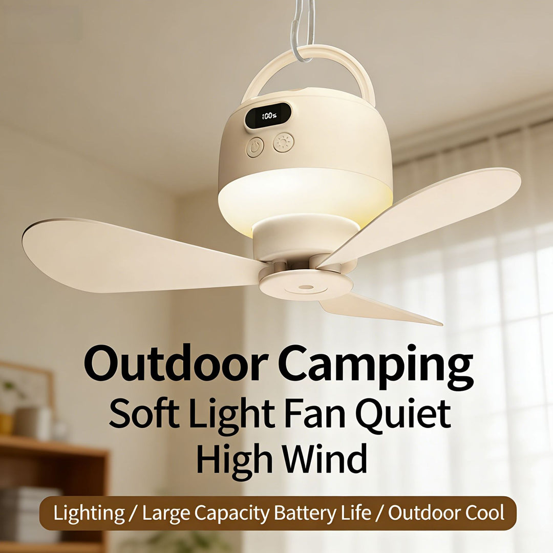 Portable Hanging LED Ceiling Fan Bowlift