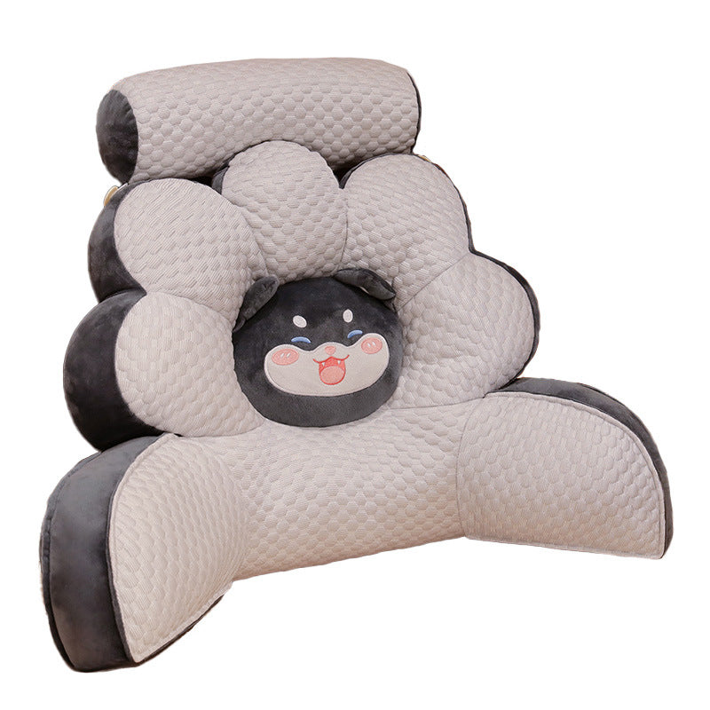 Seat cushion with ergonomic flower design Bowlift