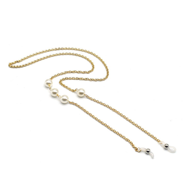 Adjustable Silver Eyewear Chain Bowlift