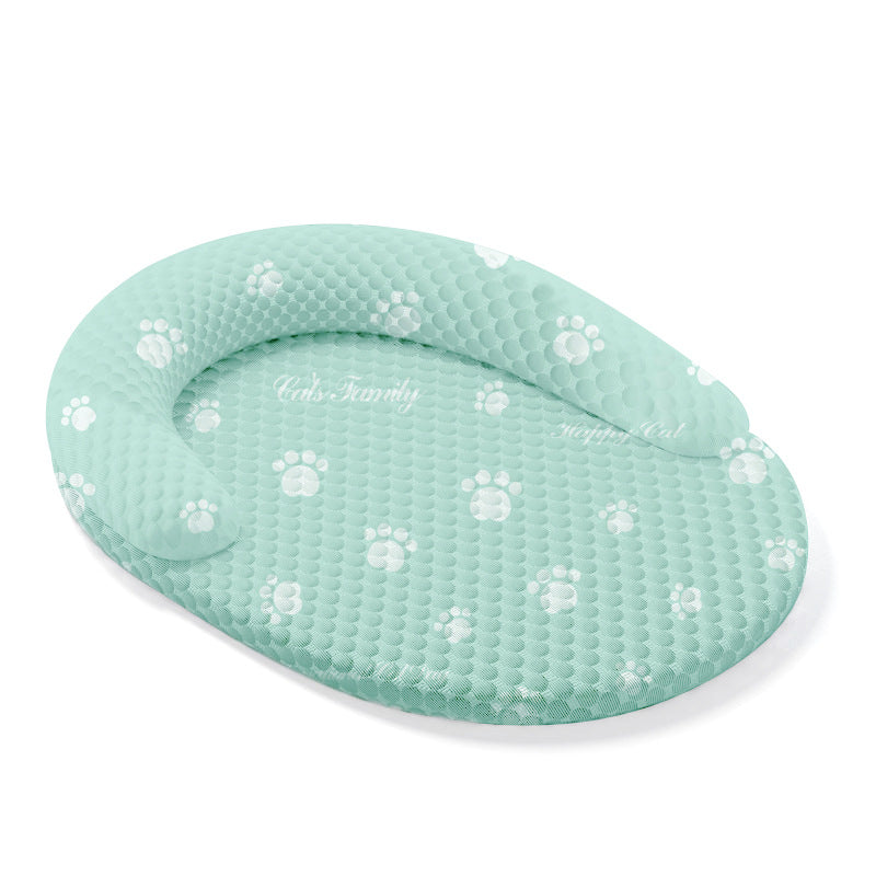 Women Ergonomic Cat Lying Cushion with Non-Slip Bottom Bowlift