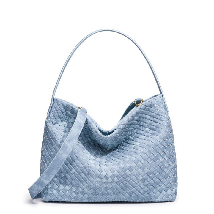 Oversized Woven Hobo Bag Bowlift