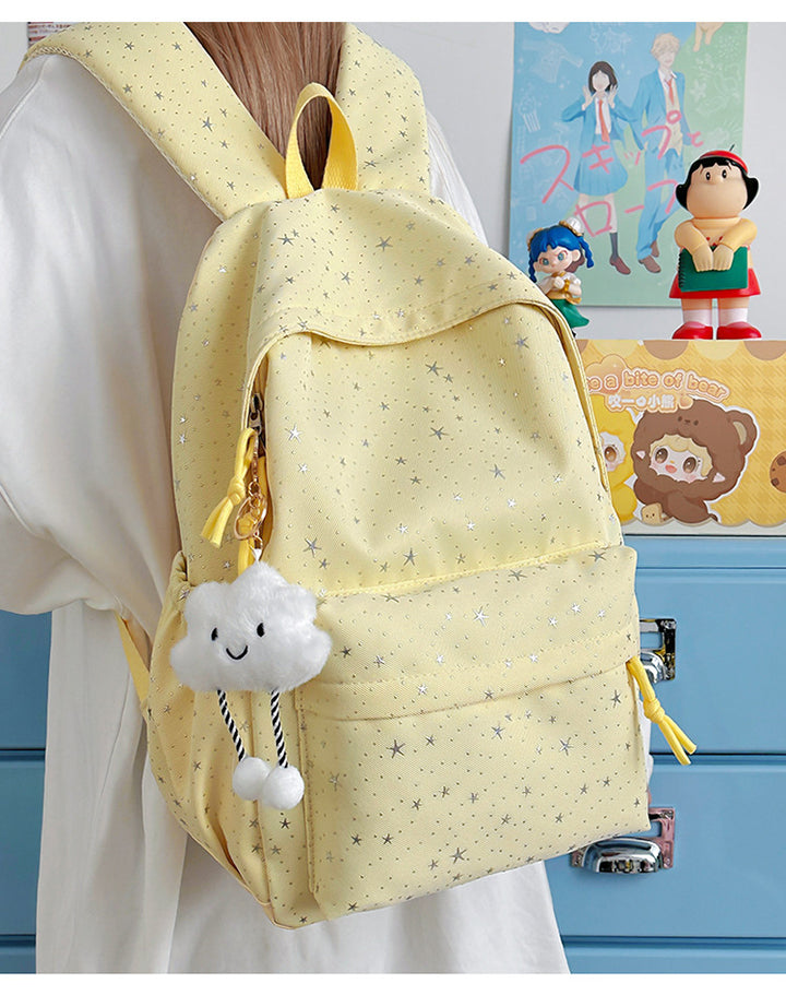 Fashionable backpack with sparkling star motif Bowlift