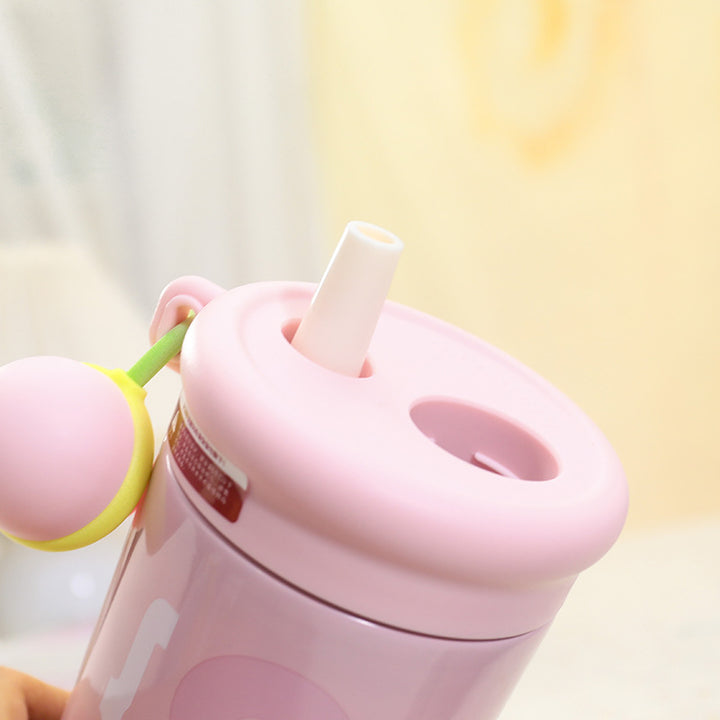 Women's Insulated Water Bottle with Cheerful Design Bowlift