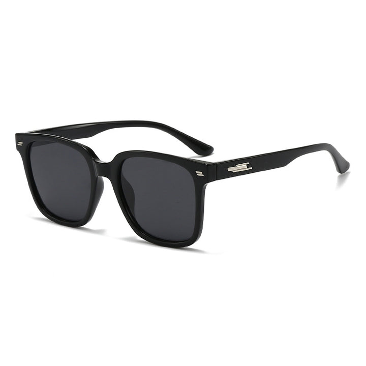 Women's fashionable square sunglasses with UV protection and flexible frame Bowlift