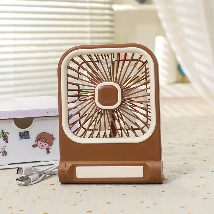 Ladies Portable Table Fan with Cat Design Bowlift