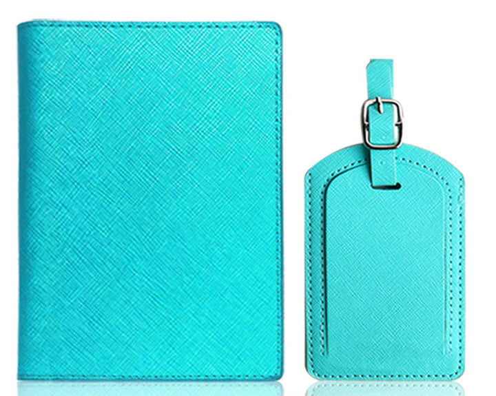 Stylish Passport and Luggage Tag Set Bowlift