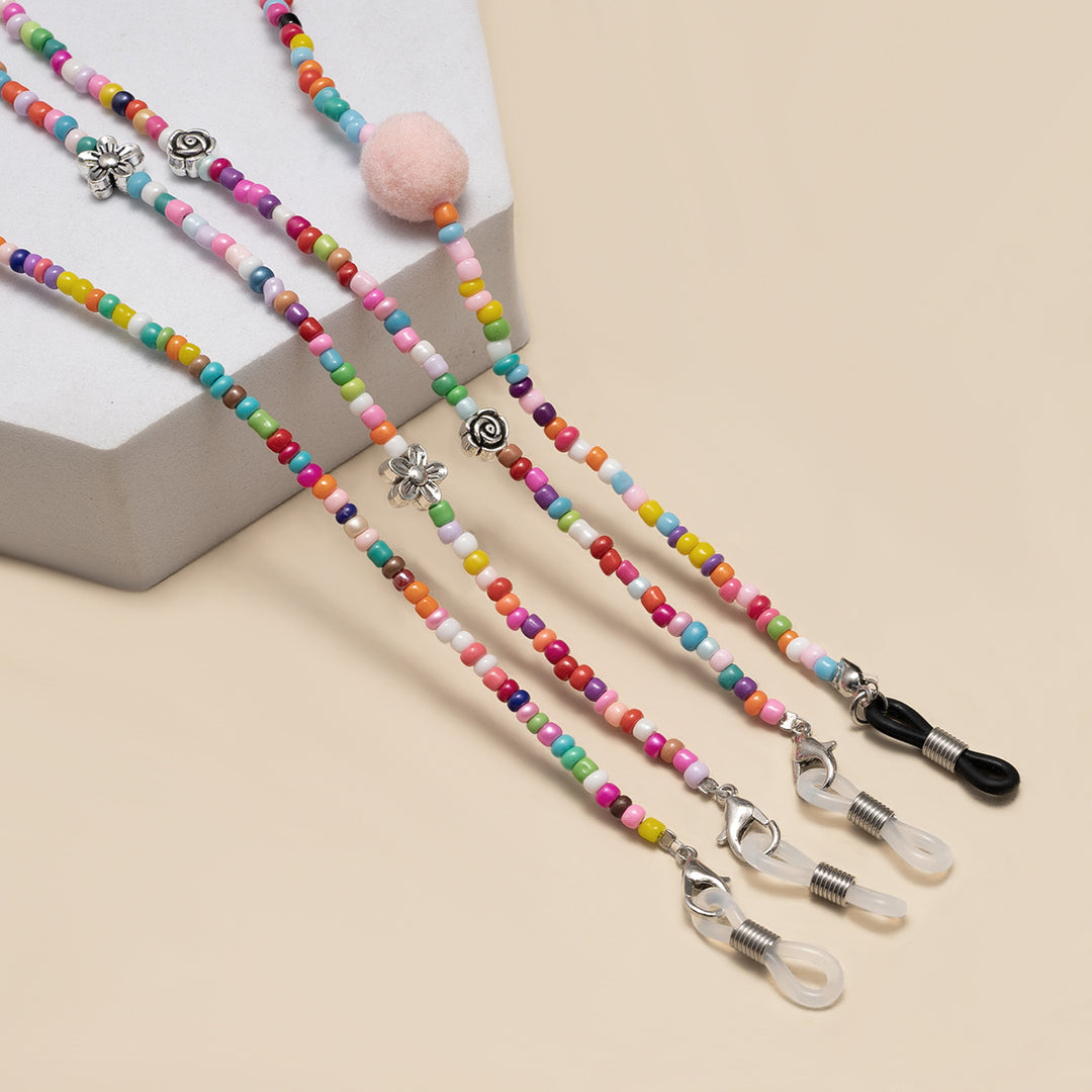Beaded Eyewear Chain Bowlift