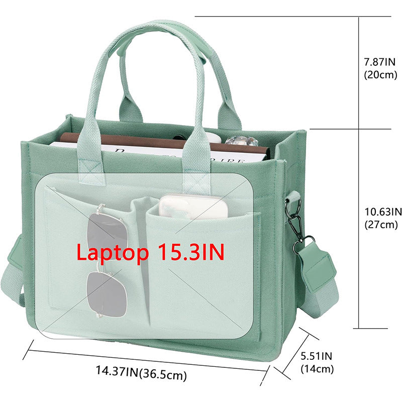 Multifunctional tote bag with separate compartments Bowlift