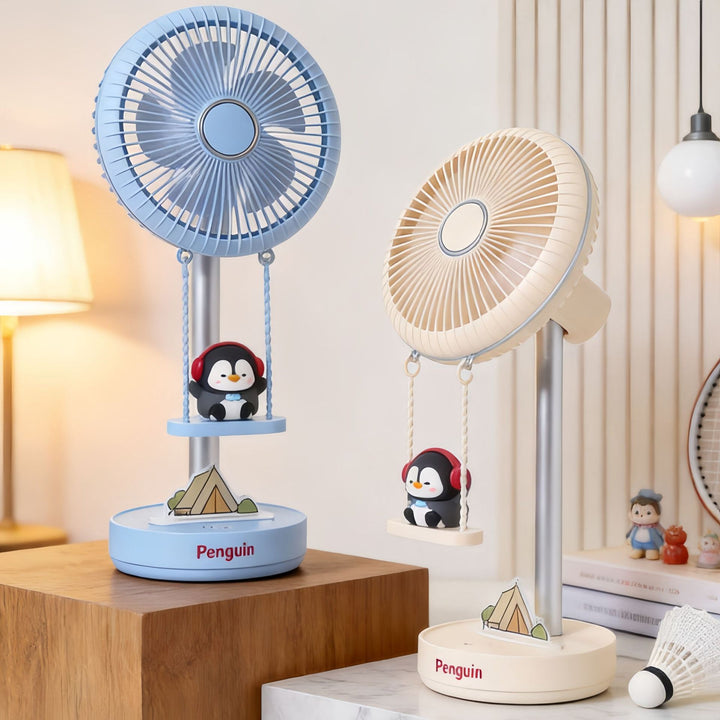 Women's Portable USB Desk Fan with Cute Design Bowlift