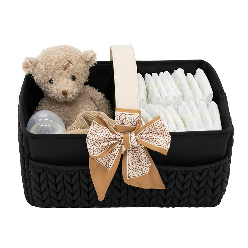 Wrap Organizer Bag with Decorative Bow Bowlift