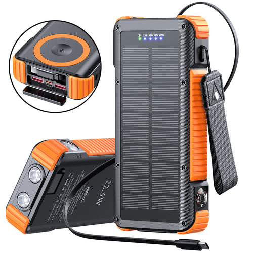 Wearable Solar Power Bank Bowlift
