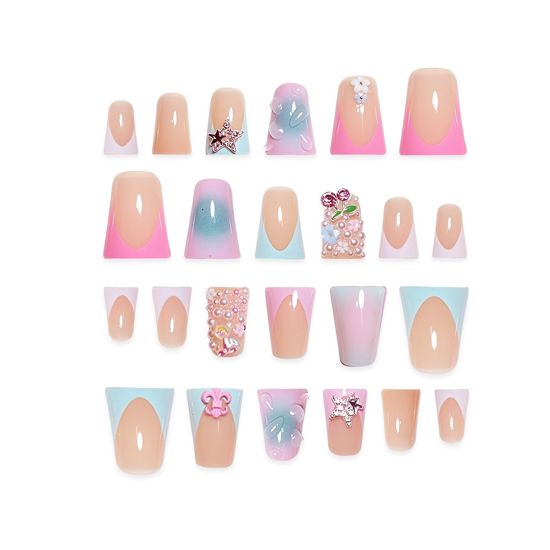 Decorative Resin Nail Art Extensions Bowlift