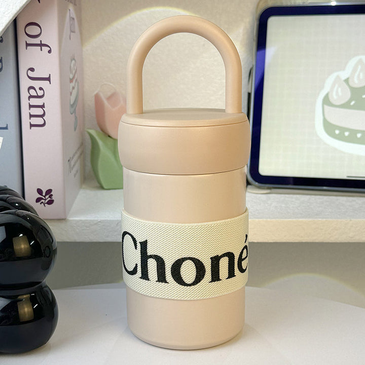 Ladies Insulated Water Bottle with Ergonomic Carrying Handle Bowlift