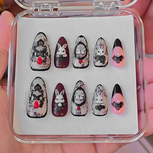 Thematic Artisan Press-On Nail Set Bowlift