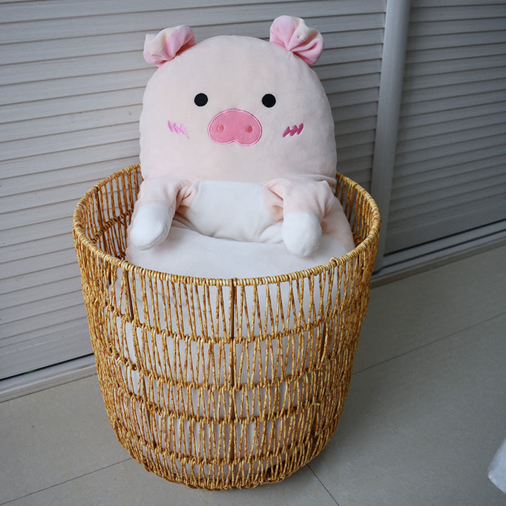Handcrafted Decorative Storage Bin Bowlift