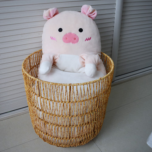 Handcrafted Decorative Storage Bin Bowlift