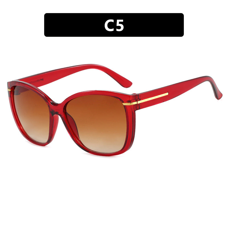 Women's oversized sunglasses with elegant plastic frame and protective UV filter Bowlift