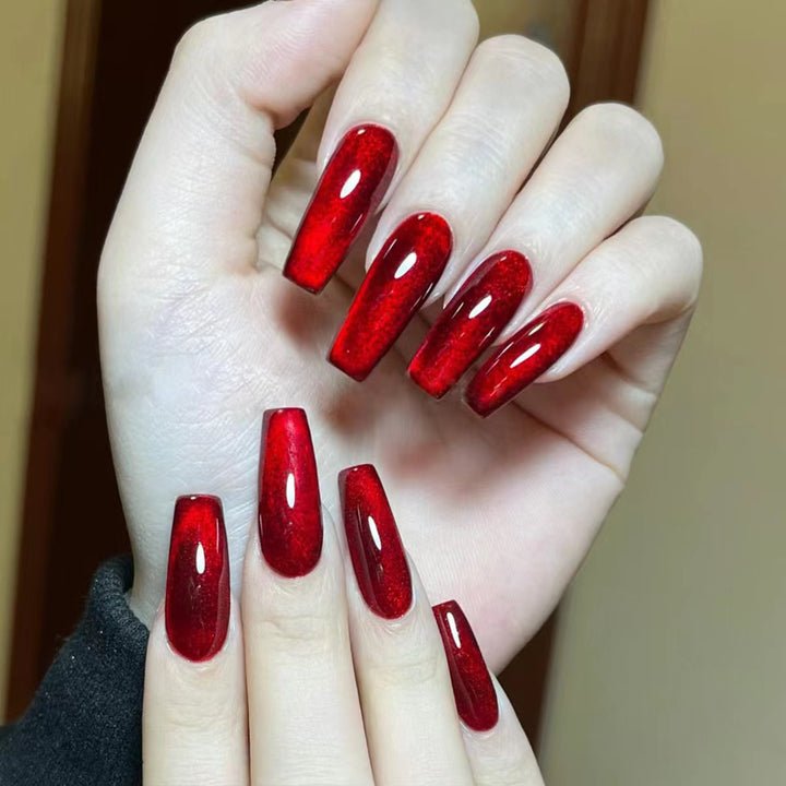 Sparkling Press-On Nail Set Bowlift