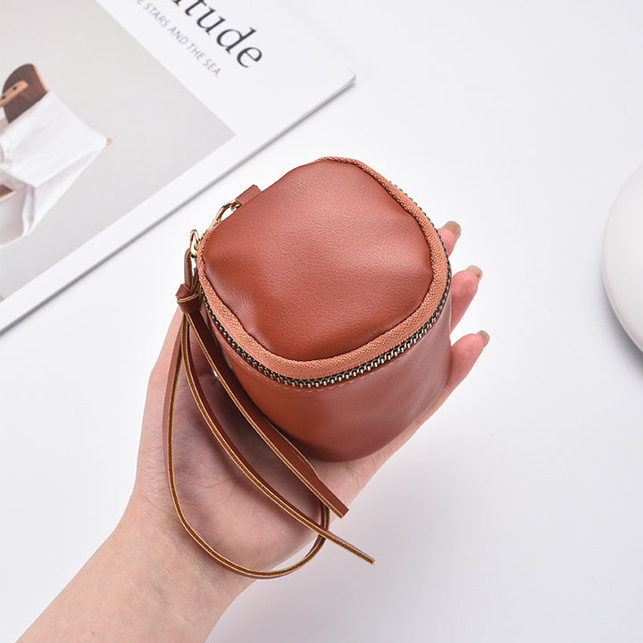 Compact Zippered Cosmetic Pouch Bowlift