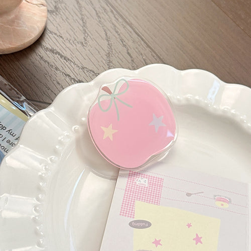 Apple motif cosmetic mirror Bowlift