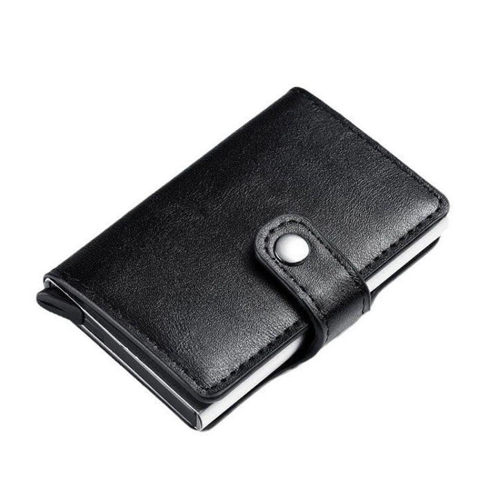 RFID-Blocking Leather Cardholder Bowlift