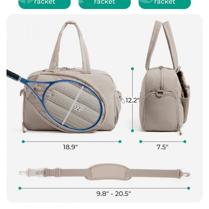 Versatile Tennis Equipment Carry Tote Bowlift