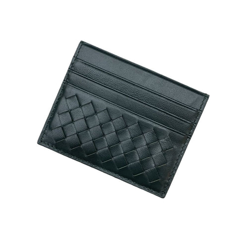 Woven Leather Cardholder Bowlift