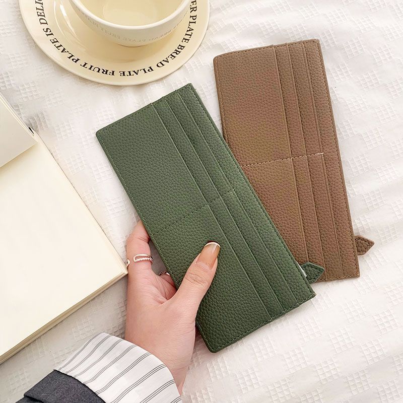 Slim Leather Card Holder Bowlift