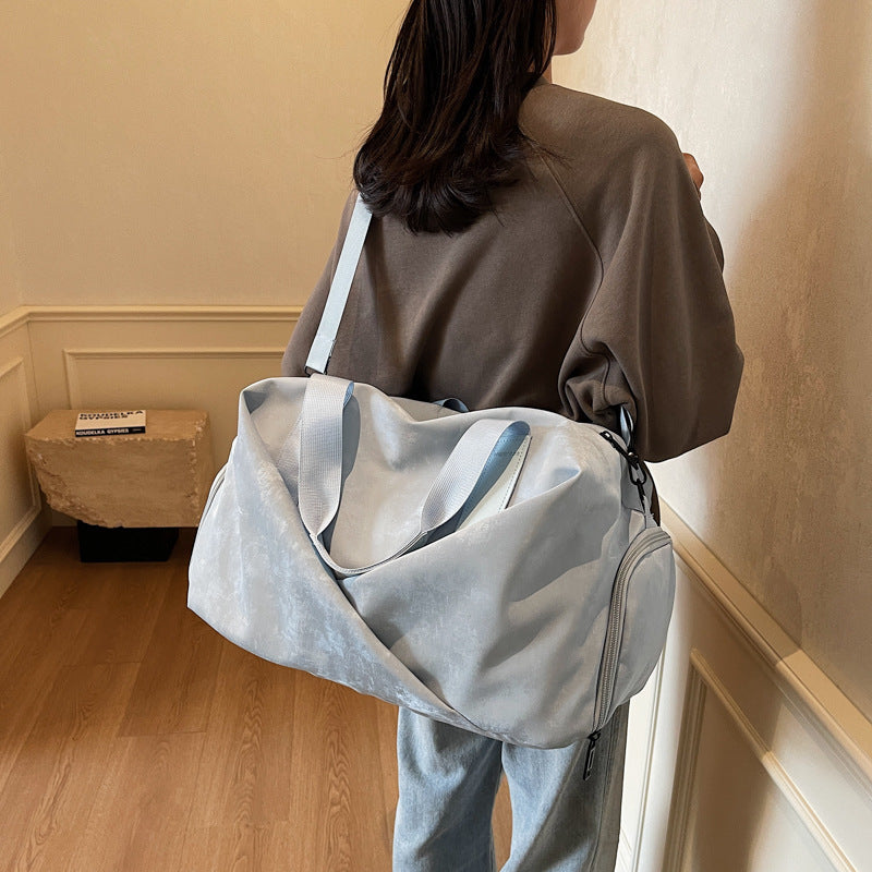 Elegant Multi-Compartment Travel Duffle Bag Bowlift