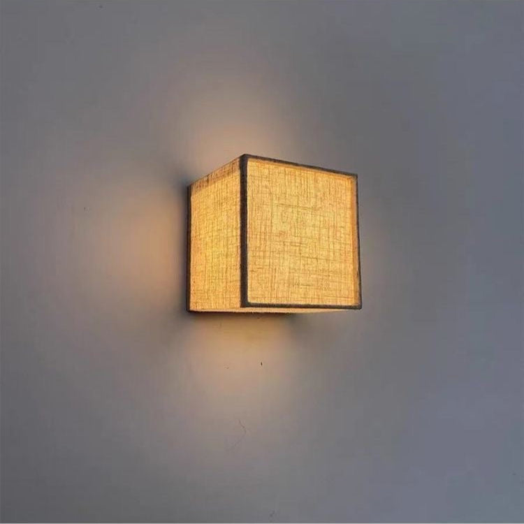 BowLift | Fabric Wall Lamp in Japanese Wabi-Sabi Style