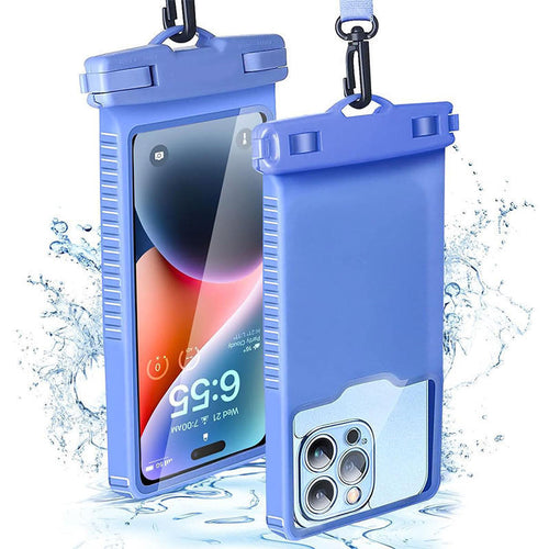 Unisex waterproof smartphone case with adjustable carrying strap Bowlift