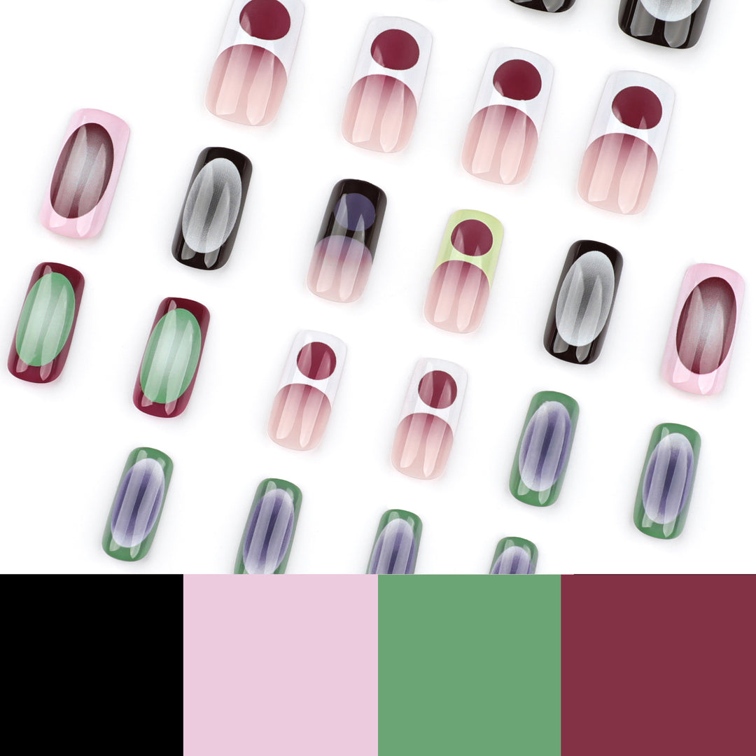 Artful Nail Art with Geometric Designs Bowlift
