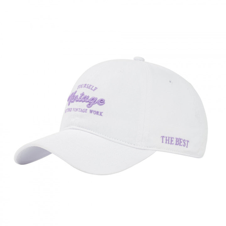 Women's Vintage-Inspired Embroidered Baseball Cap Bowlift
