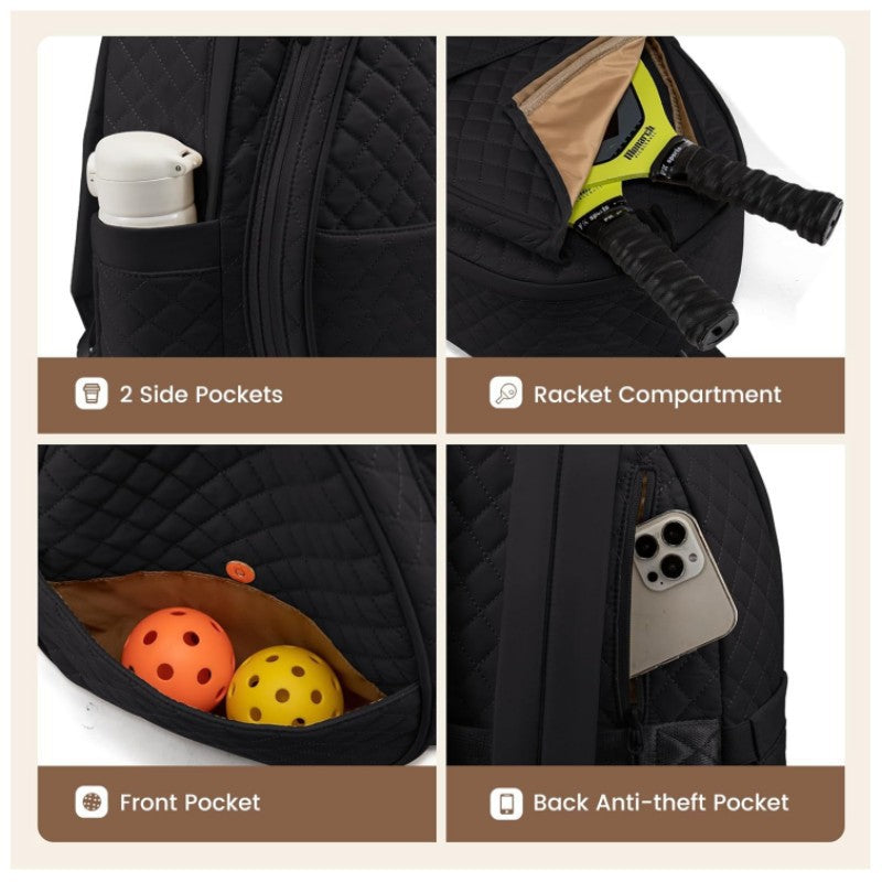 Sporty Tennis Backpack for Active Bowlift