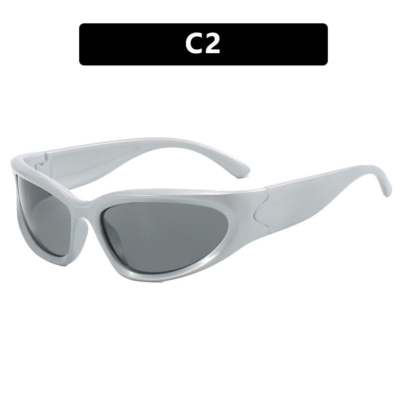 Women's sporty sunglasses with ergonomic design and polarized lenses Bowlift