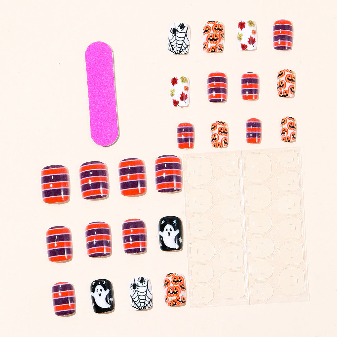 Halloween-Themed Nail Art Set Bowlift 1789713211