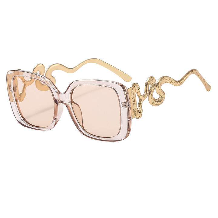 Women's extravagant designer sunglasses with luxurious snake frame Bowlift