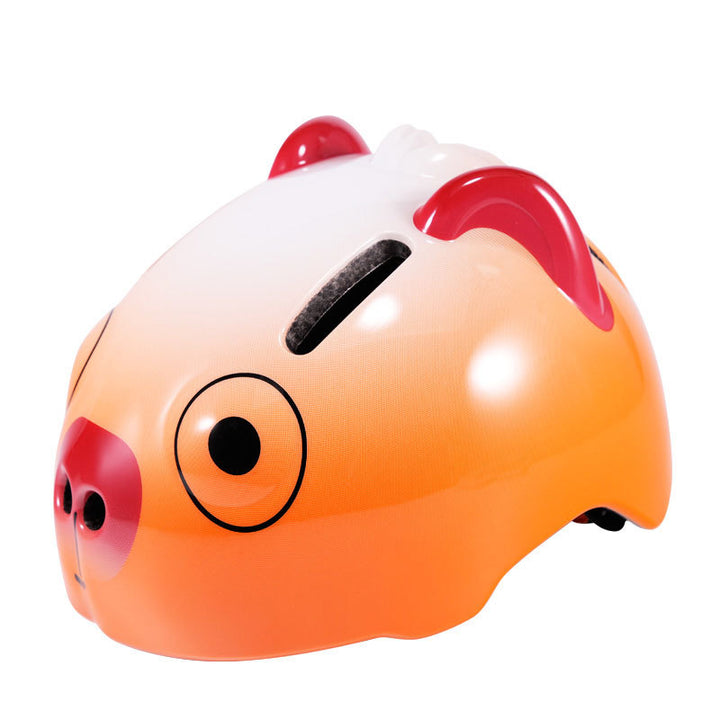 Children's Cartoon-Themed Safety Helmet Bowlift