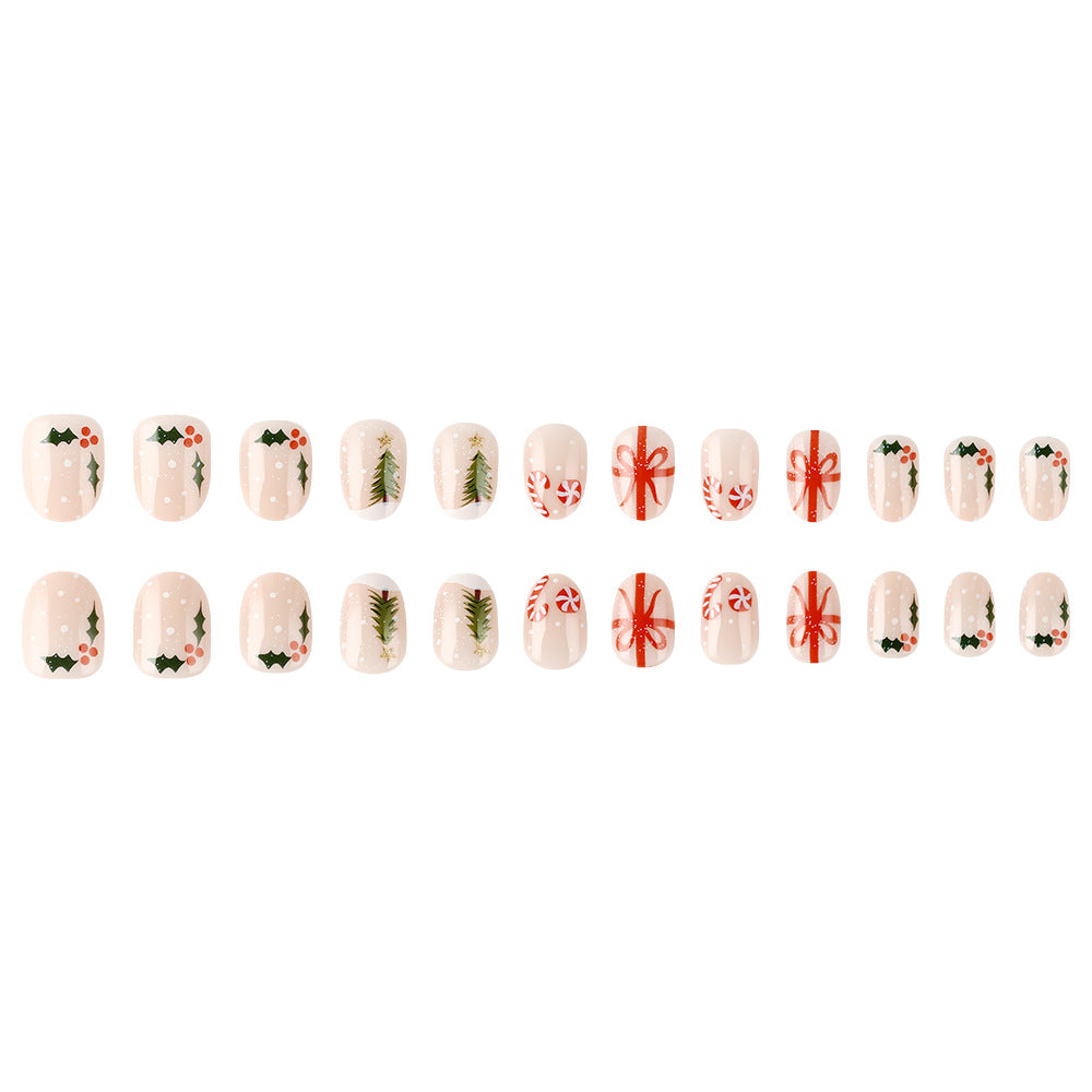 Festively Designed Christmas Nail Art Set Bowlift