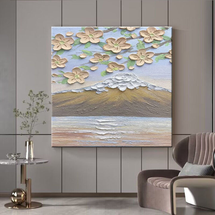 Textured Floral Landscape Wall Art
