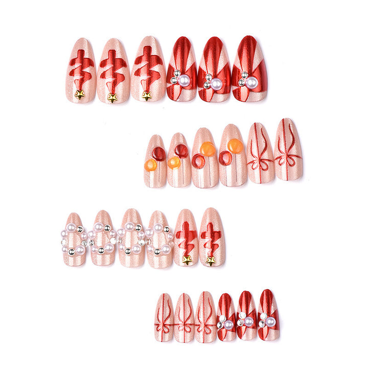 Glamorous Artificial Nails Set Bowlift