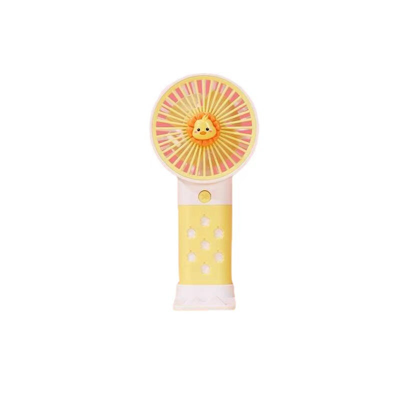 Women's Portable Mini Hand Fan with Cute Rabbit Design Bowlift