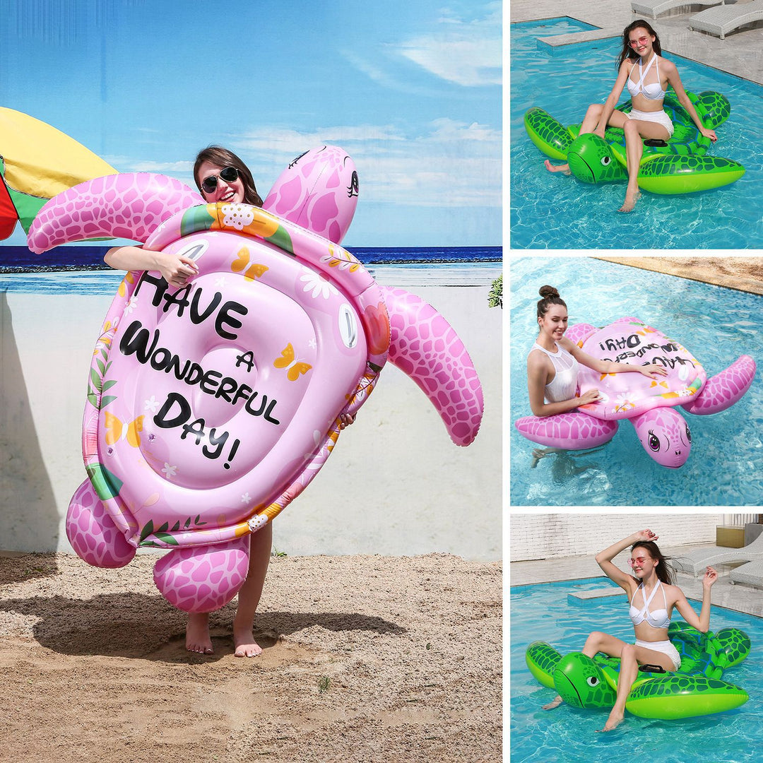 Women Inflatable Sea Turtle-Lounge Bowlift